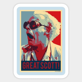 Great Scott! Back to the Future Sticker